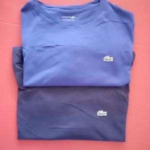 T Shirts Lacoste Regular Fit FR 6 -US XL Black and Blue